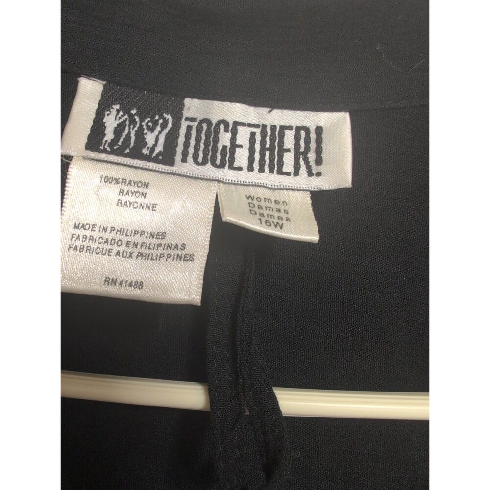 VTG Together! Button Front Dress Women's 16W - Picture 3 of 6